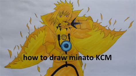How To Draw Minato Namikaze Yondaime Kcm Youtube