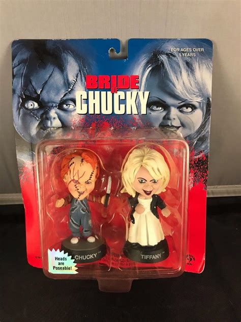 Bride Of Chucky Little Big Heads Figure Set By Sideshow Toy 1904323921