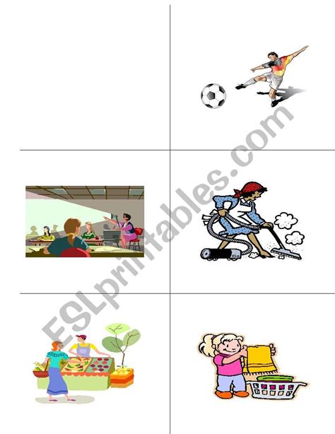 English Worksheets Simple Present Flashcards Part B