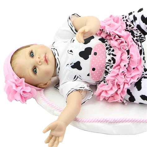 22inch Silicone Baby Cheap Doll Lifelike Baby Alive Doll Collectible
