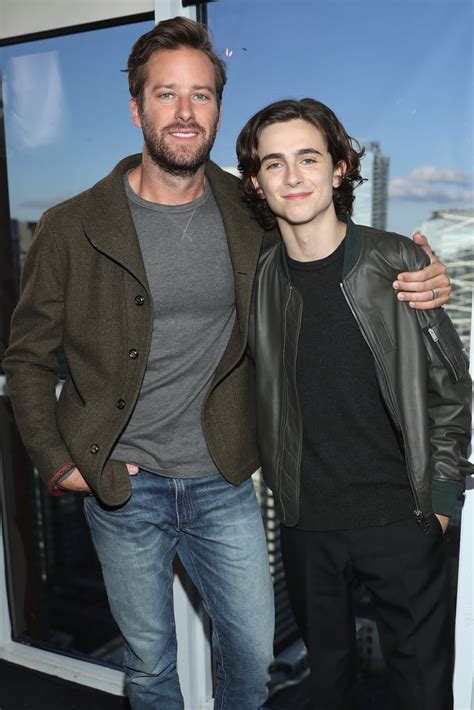 Armie Hammer And Timothee Chalamet Best Pictures From