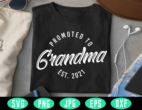 Promoted To Grandma Est Svg New Grandma Future Grandma Etsy