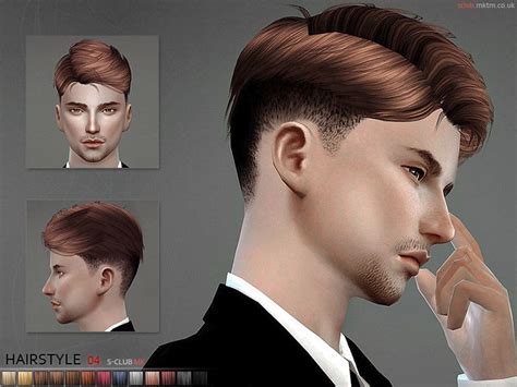 S Club Mk Ts4 Hair N4 The Sims 4 Catalog Sims 4 Sims 4 Hair Male