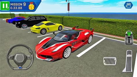 Jugando Con Coche Deportivo Ferrari Simulador Juegos De Carros