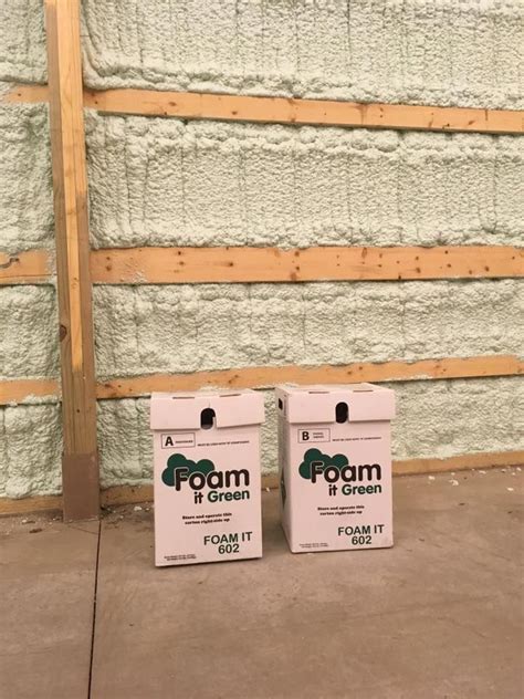Yellow spray foam comes in cans and can be complex to install yourself. Closed Cell Spray Foam Insulation Kits | Foam it Green 602 | Spray foam insulation kits, Diy ...
