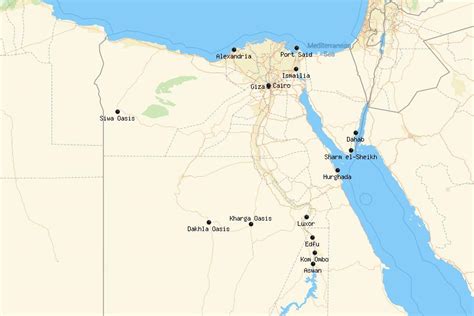 Major Cities In Egypt