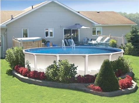 Different Landscaping Ideas Best Above Ground Pool Swimming Pool Landscaping Backyard Pool