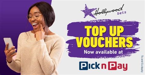 How To Buy Hollywoodbets Vouchers At Pick N Pay Top Up And Start