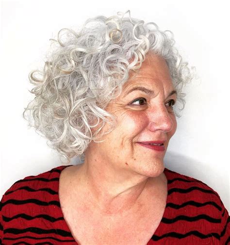 Hairstyles For Curly Gray Hair Over 50 The Silver Fox Stunning Gray