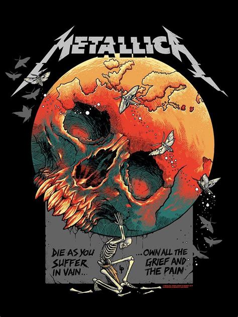 Metallica🎸 Rock Band Posters Metallica Art Vintage Music Posters