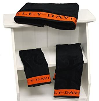 Financing offer available only on new harley‑davidson ® motorcycles financed through eaglemark savings bank (esb) and is subject to credit approval. Amazon.com: Harley-Davidson® 3-Piece Towel Bath Set. Black ...