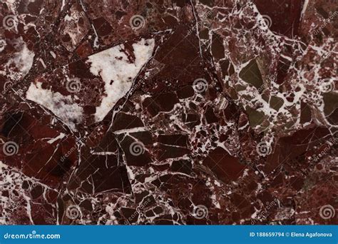 The Polished Red Marble Texture The Finishing Stone Stock Photo