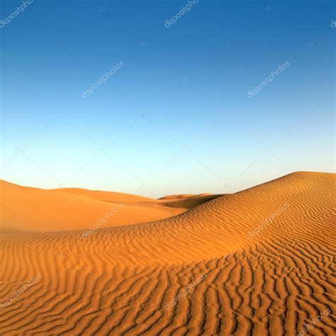 Evening Desert Landscape — Stock Photo © Kokhanchikov 23109198