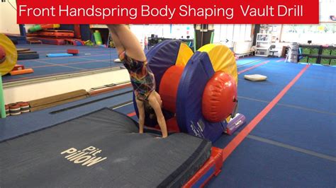 Front Handspring Body Shaping Vault Drill Youtube