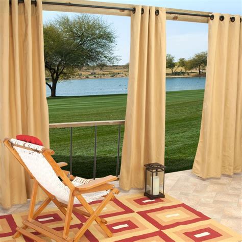 Sunbrella Outdoor Curtain With Grommets By Hatteras Outdoors 52 12 X