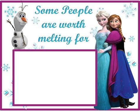 Disney Princess Frozen Picture Frame By Kimfdesigns On Etsy Frozen