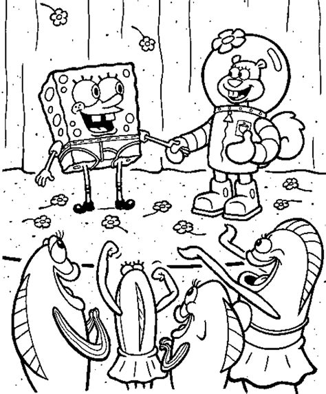 Spongebob Coloring Pages Coloring Cool