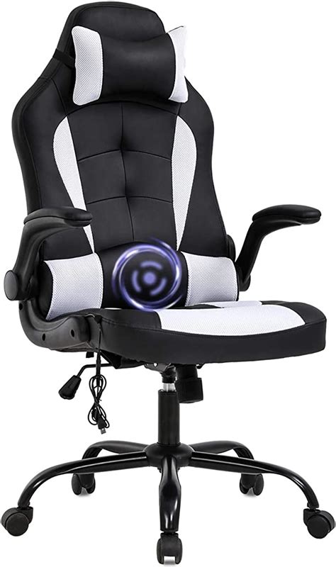 pc gaming chair massage office chair ergonomic desk chair with lumbar support headrest armrest