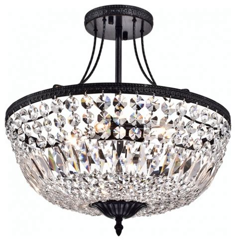 They are perfect for rooms deigned with low ceilings. 40 Inspirations of Flush Mount Chandelier And Ceiling Lights