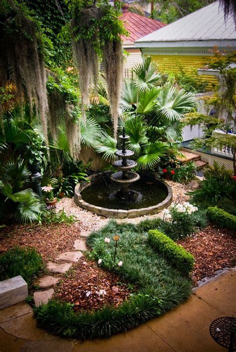 25 Enchanting Small Front Garden With Fountain Ideas Decor Its
