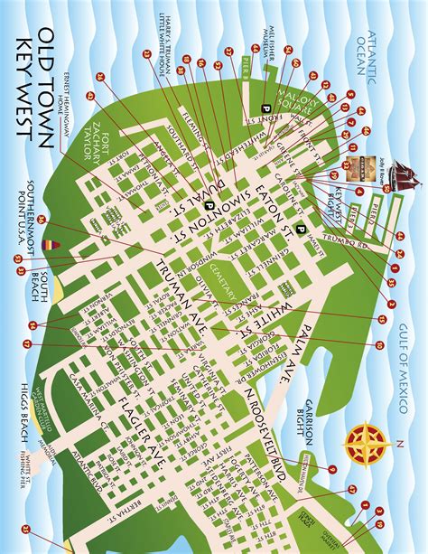 Key West Map Printable