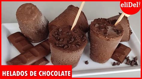 C Mo Hacer Helados De Chocolate Cremosos Youtube