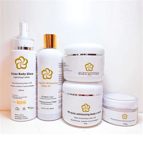 Oem Women S Set L Glutathione Skin Whitening Face Cream And Body Lotion To Remove Dark Spots