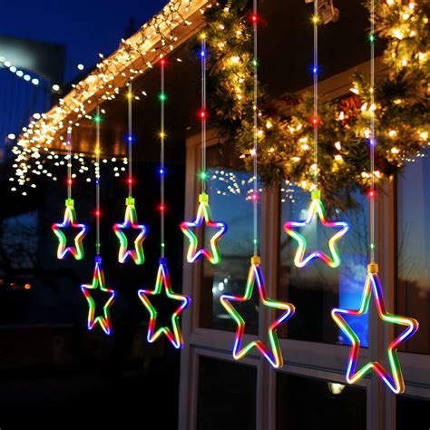 Hanging Star Lights Outdoor Outdoor Lighting Ideas