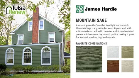 Mountain Sage Green James Hardie Siding Color Combinations Rustic