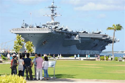Us Carrier Strike Group Heads Toward Korean Peninsula Honolulu Star