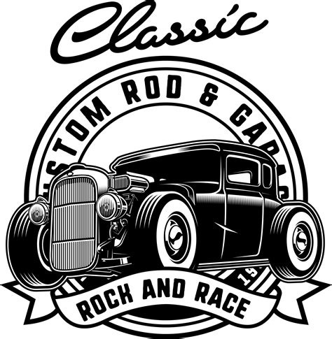 Hot Rod Classic Hot Rods Automotive Logo Design Automotive Logo