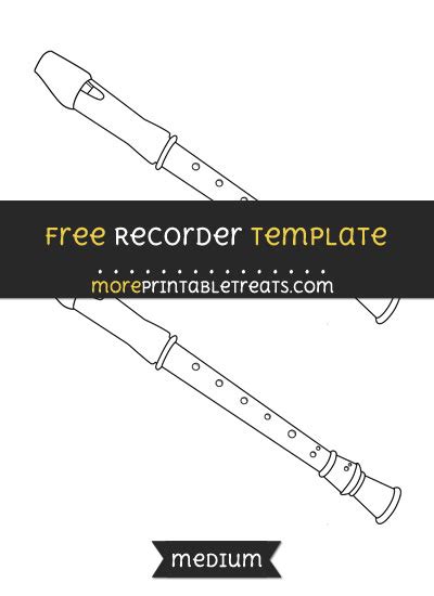 Recorder Template Medium