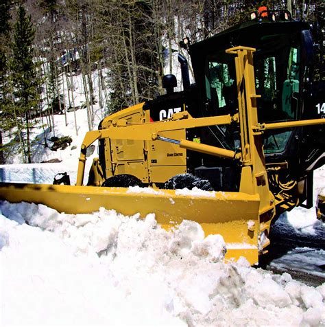 Motor Grader Snow Solutions Cat Caterpillar