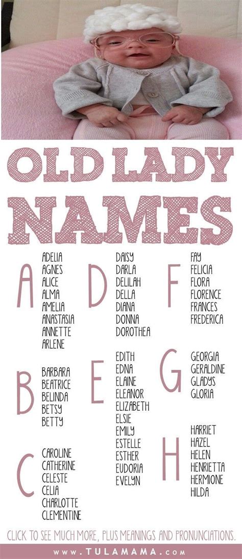 Beautiful Old Lady Names That Are Suddenly In Fashion Old Lady Names