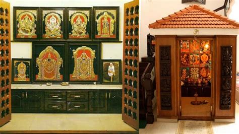 10 Simple And Latest Pooja Room Designs In Wood Styles At Life
