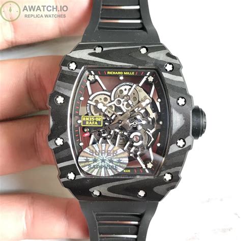 Richard mille rm035 rafael nadal „baby nadal box&papers. Richard Mille RM35-02 Rafael Nadal KV Forged Carbon Black ...