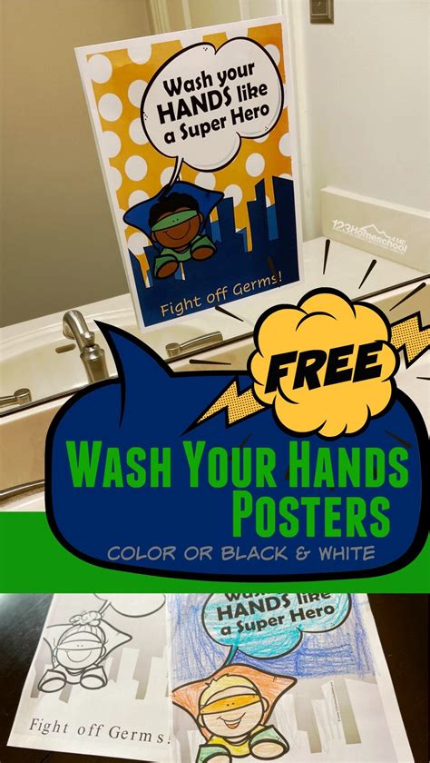 20 Free Hand Washing Printables Home Schooling Blogs