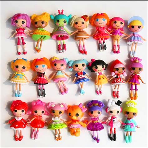 21pcs Cute Mini Lalaloopsy Dolls Cute Small Toys Home Decor Collections