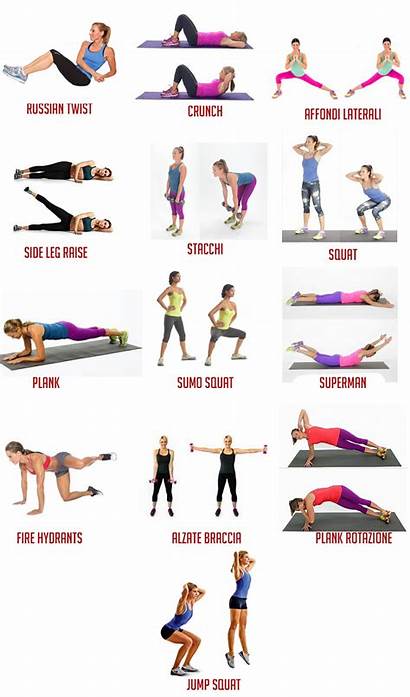 Workout Esercizi Allenamento Fitness Yoga Casa Esercizio