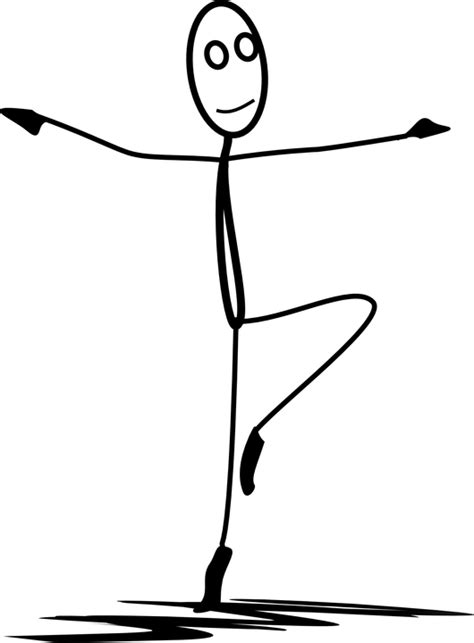 Balé Dança Stickman Stick · Gráfico Vetorial Grátis No Pixabay