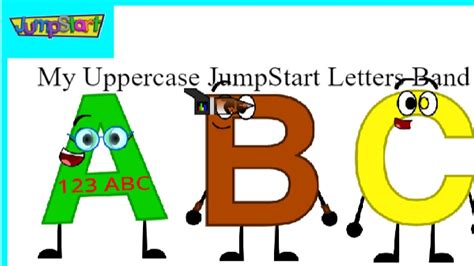 My Outdated Uppercase Jumpstart Letters Band Youtube