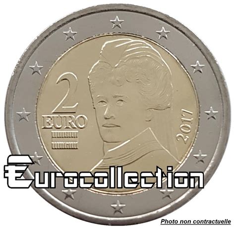 2 Euro Autriche Bertha Von Suttner Eurocollectionshop