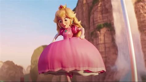 Princess Peach Shows Mario How Its Done In New Super Mario Bros Movie