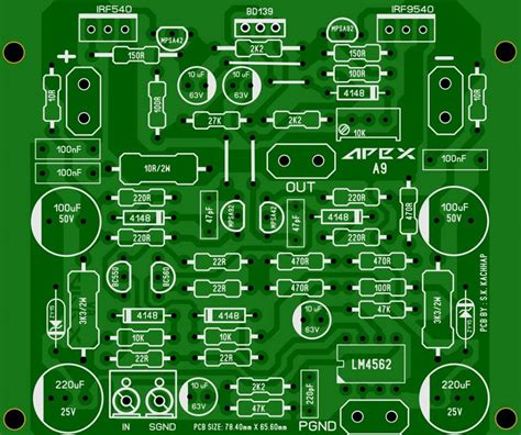 The scheme and pcb layout provided here is for single channel (mono) application, build two. Class H Power Amplifier Pcb Layout - PCB Circuits