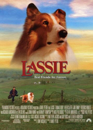 Lassie Movie Poster 2 Sided Original Final 27x40 Helen Slater Tom Guiry