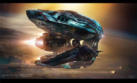 Amazing Concept Art Of The New Ships In Guardians Of The Galaxy Vol 2