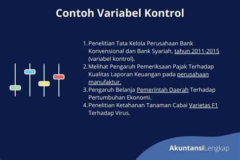 Contoh Variabel Kontrol Penelitian Dan Penjelasannya