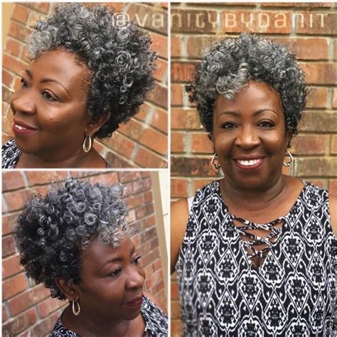 Natural Hairstyles For Older Black Woman Elegant 225 Best Cool Silver