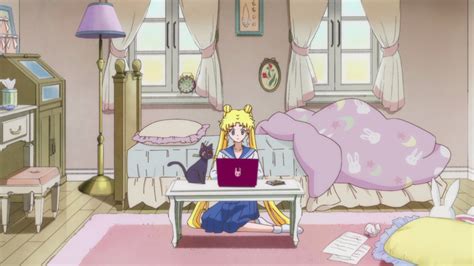 Tsukino Usagis Bedroom Bishoujo Senshi Sailor Moon Crystal Sailor Moon Wallpaper Anime