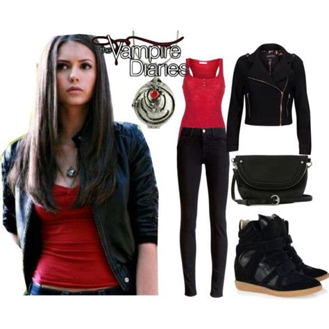 The Vampire Diaries Elena Gilbert By Mademoiselle Mc On Polyvore Vampire Diaries Outfits